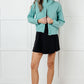 Fit Happens Nylon Tennis Jacket in Tidal Wave Layers