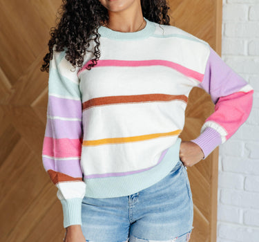 Flawless Features Striped Sweater