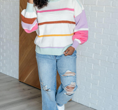 Flawless Features Striped Sweater