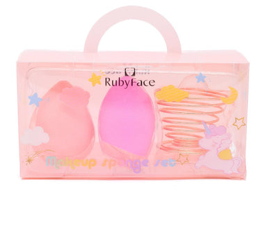 Flawless Finish Makeup Sponge Set in Pink