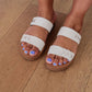 Follow Me Beige Sandals Womans Sandals   