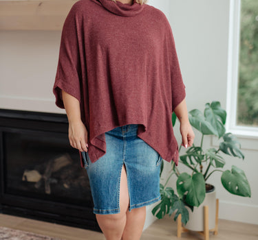 Forgive Me Cowl Neck Poncho