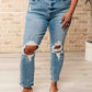 Frankie High Waist Distressed Boyfriend Jeans Womens Boyfriend Jeans   