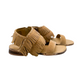 Fringe Star Sandal in Tan Shoes   