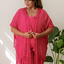 Fuchsia Flow Cardigan