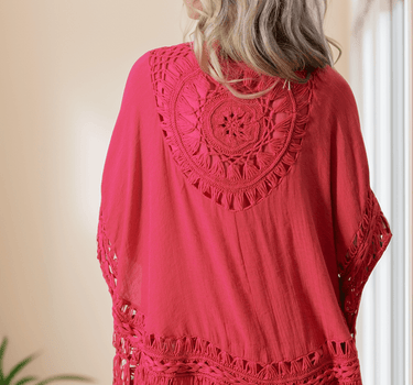 Fuchsia Flow Cardigan