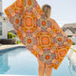 Luxury Beach Towel in Boho Medallions Home & Decor   