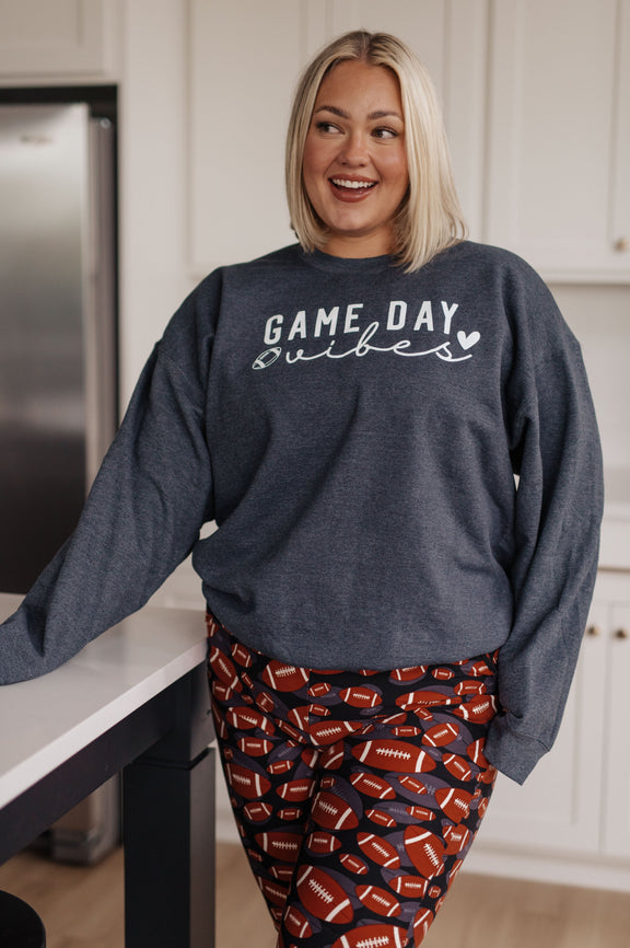 Game Day Vibes Pullover Tops   