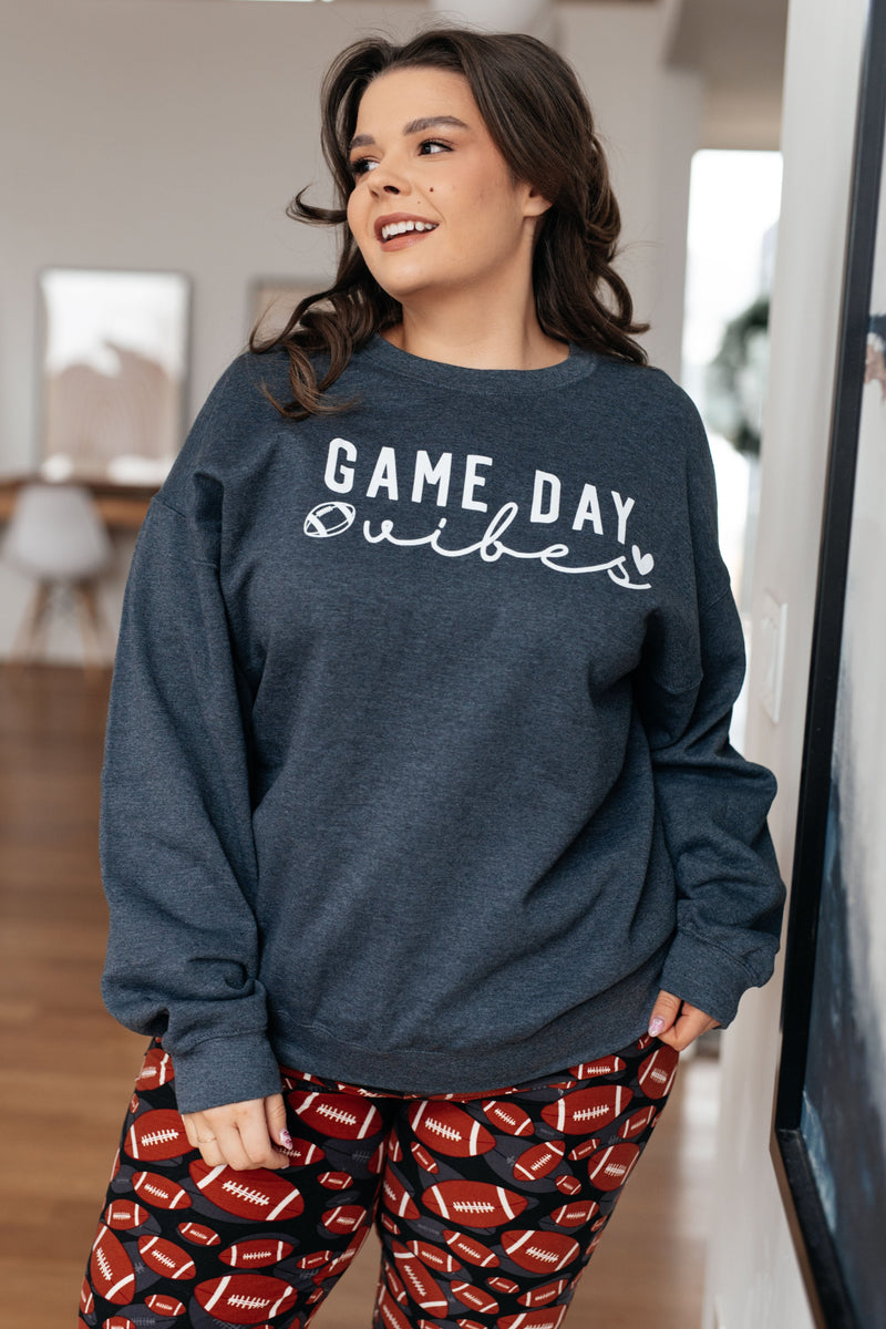 Game Day Vibes Pullover Tops   