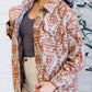 Gather Round Aztec Shacket Layers   