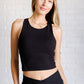 Get Moving Racer Back Crop Tank Athleisure   