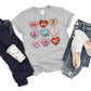 Candy Hearts Graphic Tee Womens