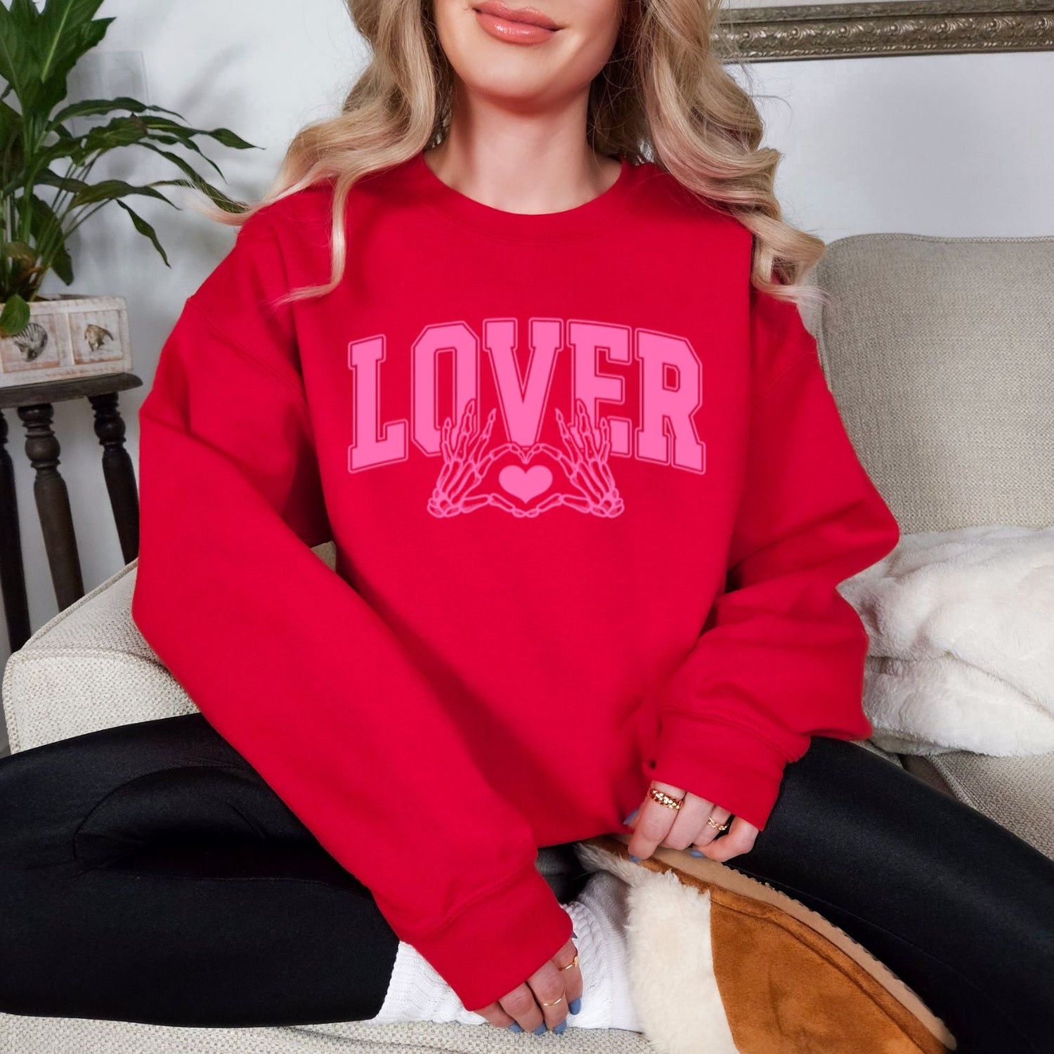 Lover Graphic Sweatshirt Womens