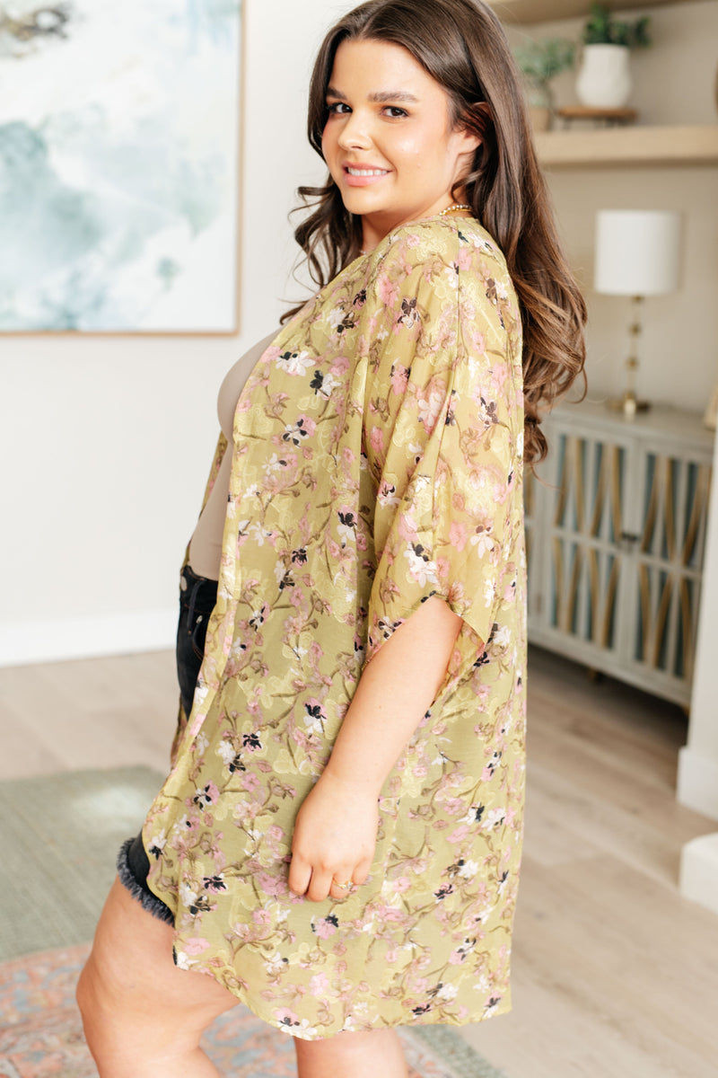 Go Anywhere Floral Kimono Womens Kimono   