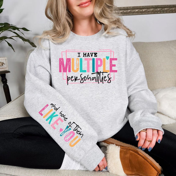 Multiple Personalities Sweatshirt in Three Colors Preorder   