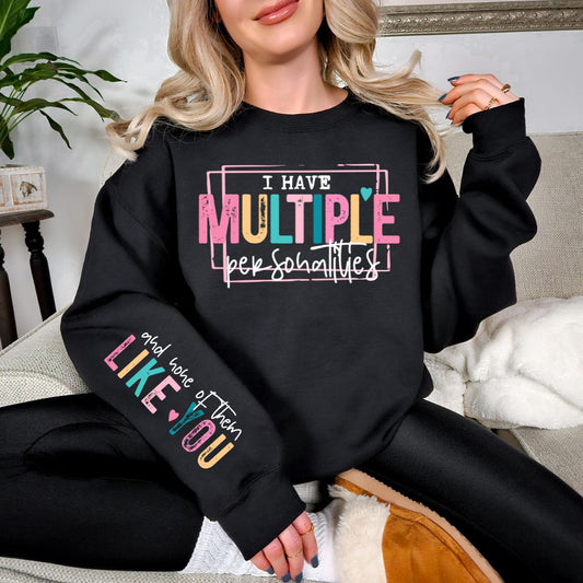 Multiple Personalities Sweatshirt in Three Colors Preorder   