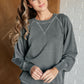 Hands Down Favorite Sweatshirt in Ash Jade Womens Sweatshirt   