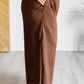 Harmony High Rise Wide Leg Pants in Brown Bottoms   