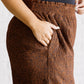 Harmony High Rise Wide Leg Pants in Brown Bottoms   