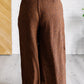 Harmony High Rise Wide Leg Pants in Brown Bottoms   