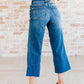 Hayes High Rise Wide Leg Crop Jeans Womens Cropped Jeans   