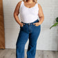 Hazel High Rise Vintage Wide Leg Jeans Denim   