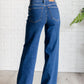 Hazel High Rise Vintage Wide Leg Jeans Denim   