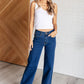 Hazel High Rise Vintage Wide Leg Jeans Denim   