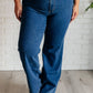 Hazel High Rise Vintage Wide Leg Jeans Denim   