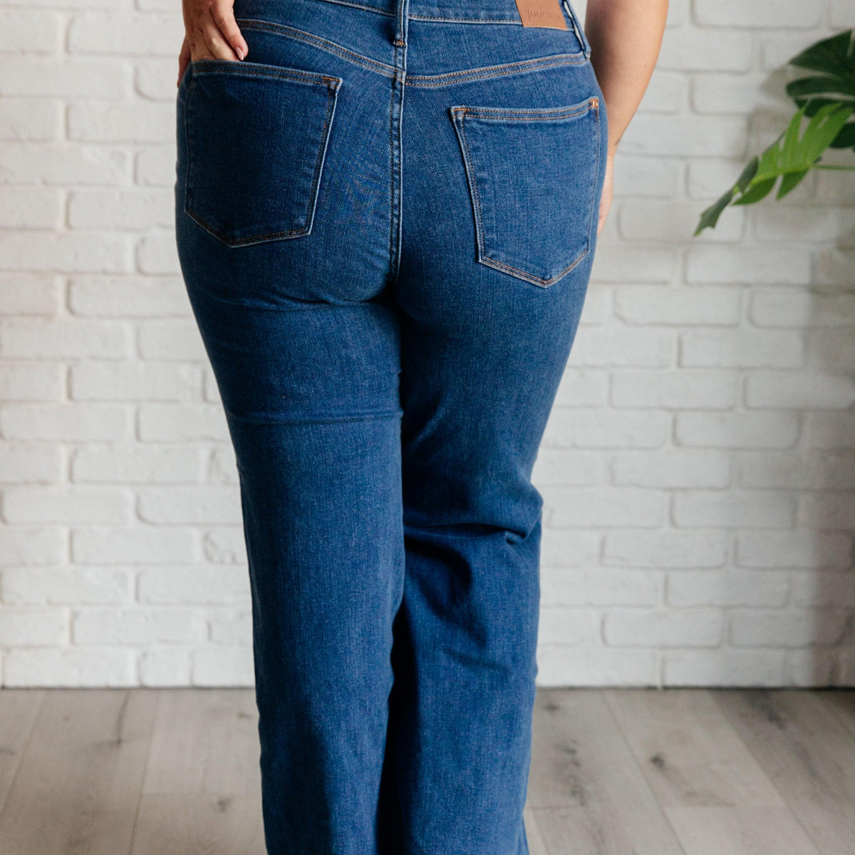 Hazel High Rise Vintage Wide Leg Jeans - Three Mad Hatters Mercantile 