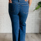 Hazel High Rise Vintage Wide Leg Jeans Denim   