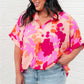 Hazy Cosmic Jive Relaxed Blouse Womens Tops   