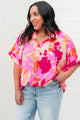 Hazy Cosmic Jive Relaxed Blouse Womens Tops   