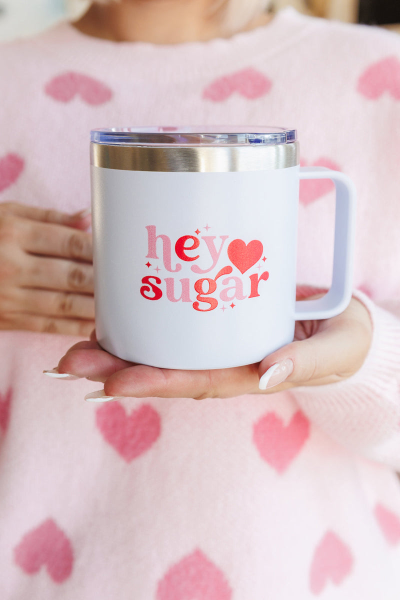 Hey Sugar 14 Oz Double Walled Travel Mug Accessories   