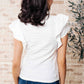 Highest Praise Ruffle Sleeve Blouse Tops   