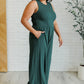 Hilary Wide Leg Jumpsuit in Green Jumpsuits & Rompers   