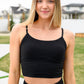 Hot Yoga Tank in Black Womens Cropped Tank   