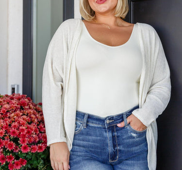 How's It Going Open Front Cardigan