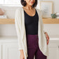 How's It Going Open Front Cardigan Cardigan   