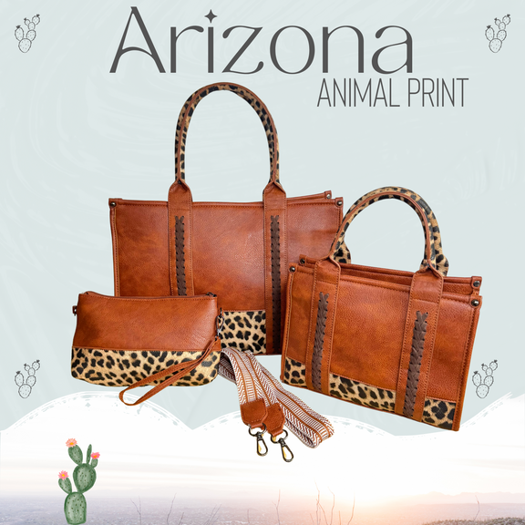 The Arizona Tote With Animal Print    