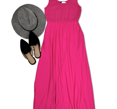 Begonia Beauty Maxi Dress