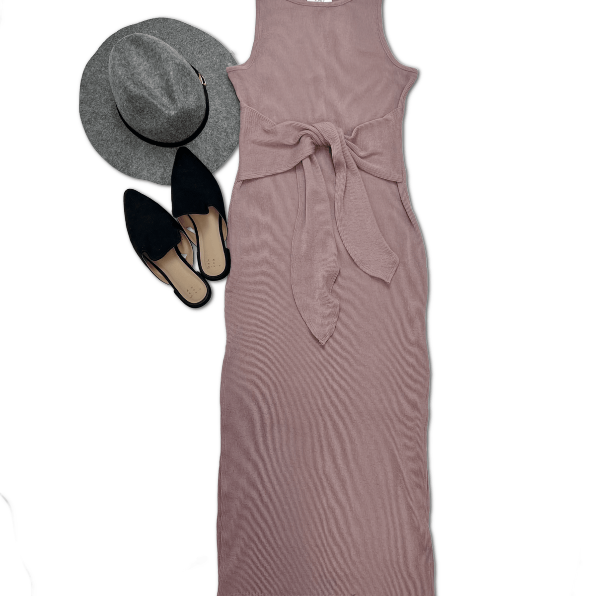 Embrace Your Beauty Mauve Dress - Three Mad Hatters Mercantile 