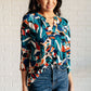 I Think Different Top in Abstract Teal Tops   