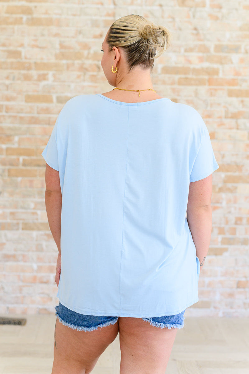 I'll Fly Away Round Neck Relaxed Top Tops   