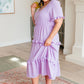 In My Carefree Era Tiered Ruffled Dress Womens Dresses   