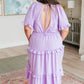 In My Carefree Era Tiered Ruffled Dress Womens Dresses   