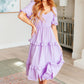 In My Carefree Era Tiered Ruffled Dress Womens Dresses   