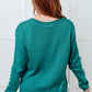 In Stitches Drop Shoulder Sweater Tops