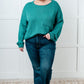 In Stitches Drop Shoulder Sweater Tops