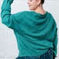 In Stitches Drop Shoulder Sweater Tops